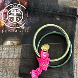 Budhagirl Chic Green Bracelet Duo
